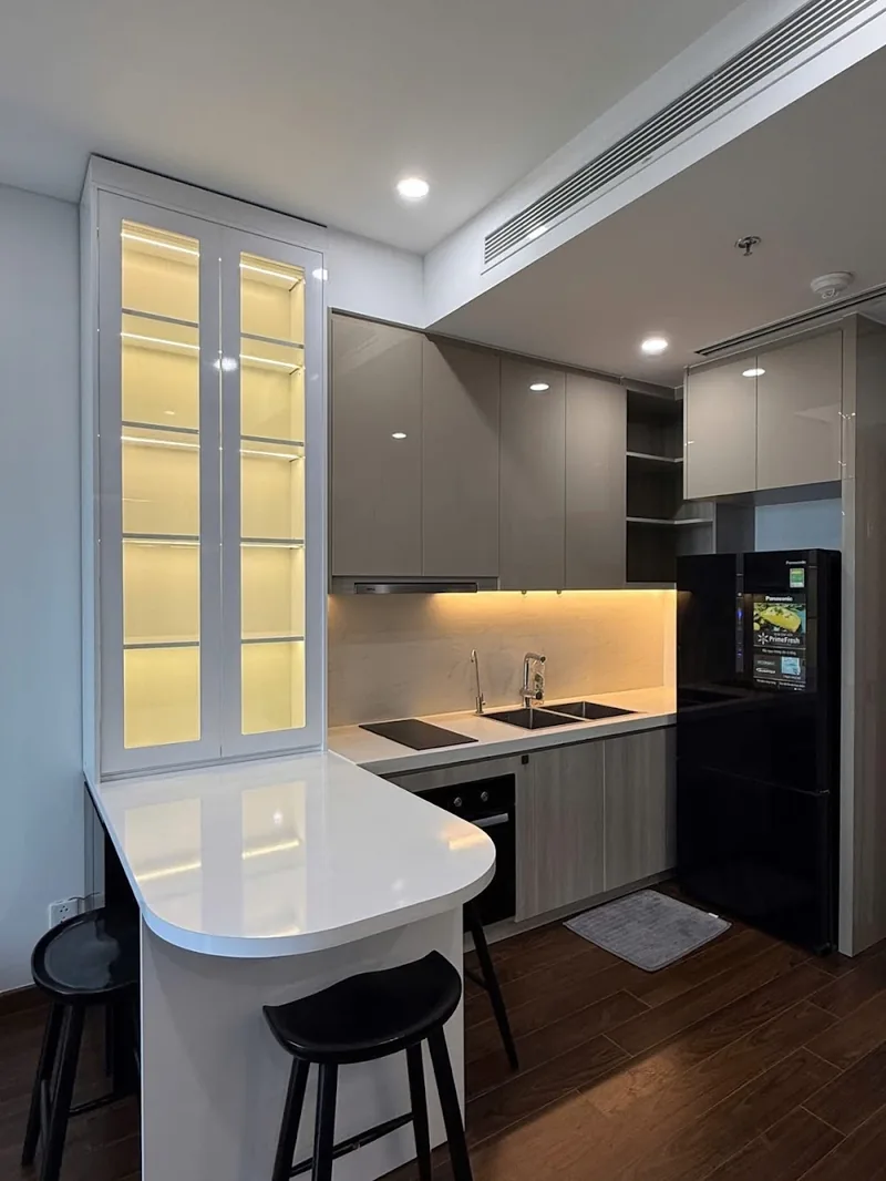 Cho thuê 1 Ngủ + MasB Vinhomes Smart City 43m2