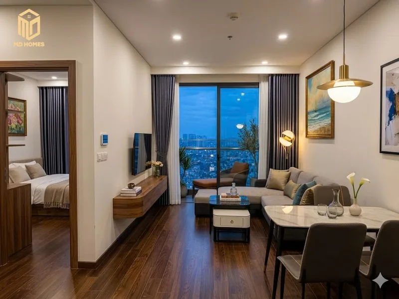 Ảnh 3 căn hộ 1 Ngủ MAS Vinhomes Smart City 45m²