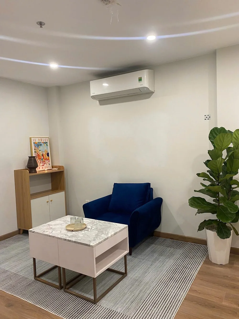 căn hộ studio vinhomes smart city cho thuê sáng thoáng