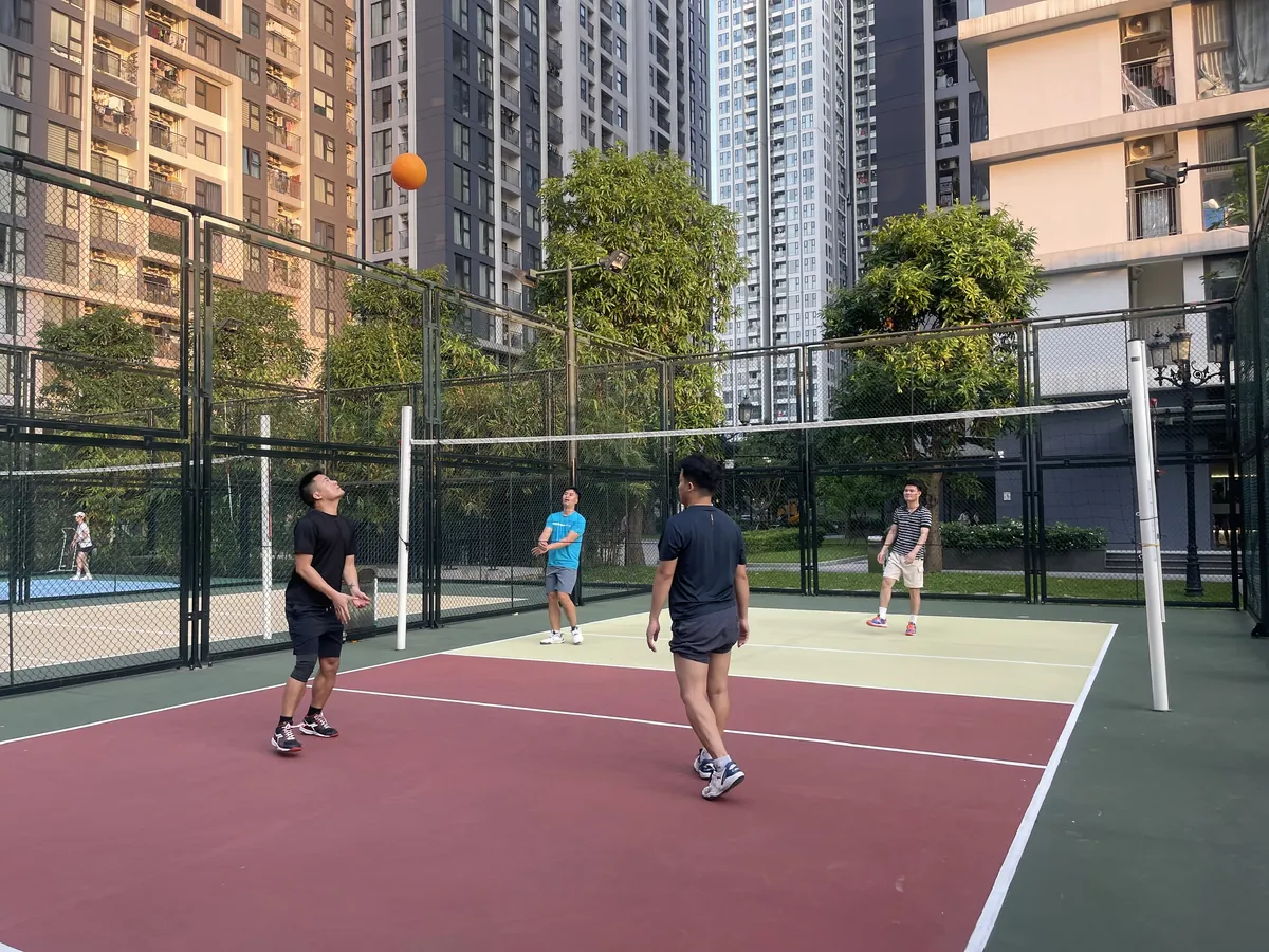 cụm sân thể thao ngoài trời căn hộ imperia smart city cho thuê