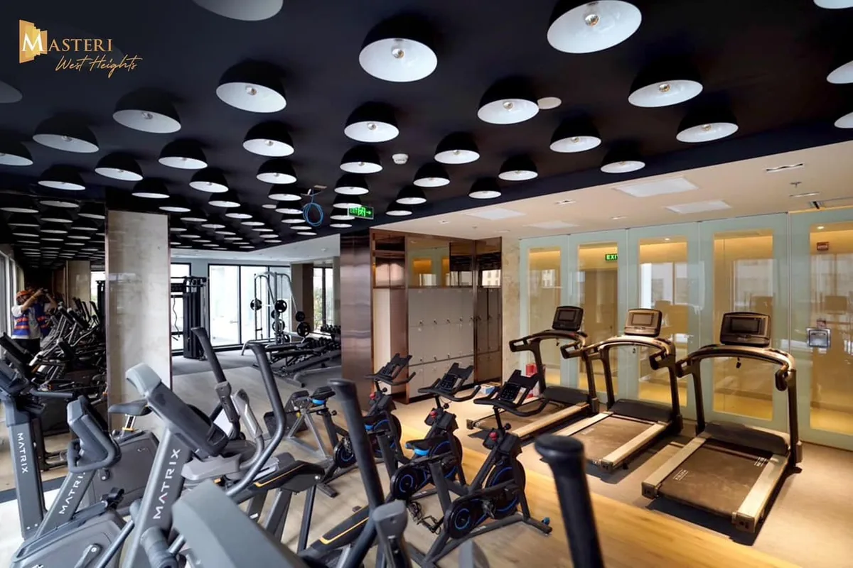 phòng gym masteri west heights smart city cho thuê