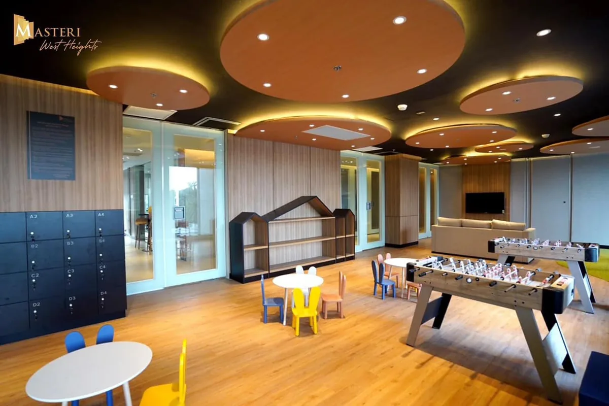 phòng sinh hoạt chung masteri west heights smart city